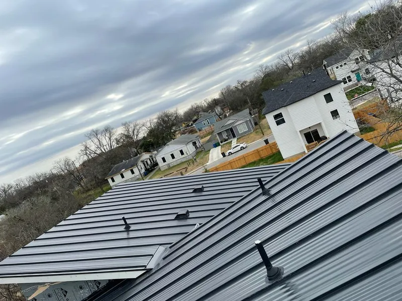 Standing seam metal roof panels with vents for Skylight Repair in Groveport
